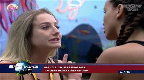 larissa santos de calcinha|BBB 23: Larissa dança com biquíni cavado e corpão ...